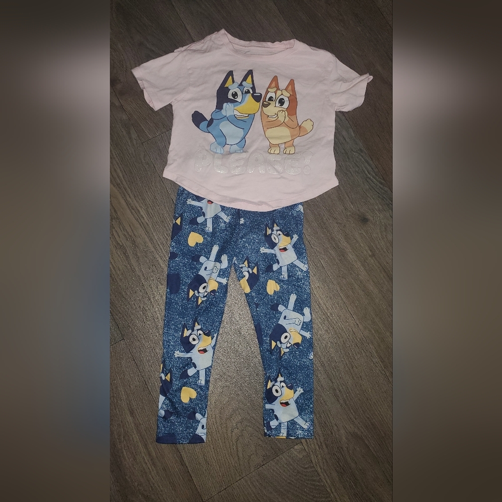 Bluey Character Outfit Girls 3t